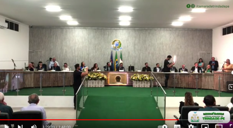  SESSÃO SOLENE DE INAUGURAÇÃO DA CÃMARA DE TRINDADE-PE 